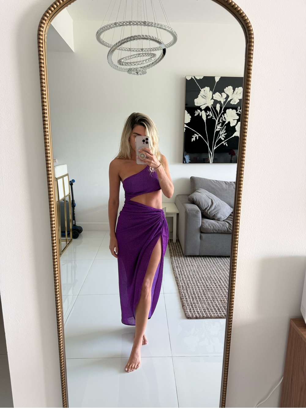 Baobab Collection Purple Zadeh Dress Size S